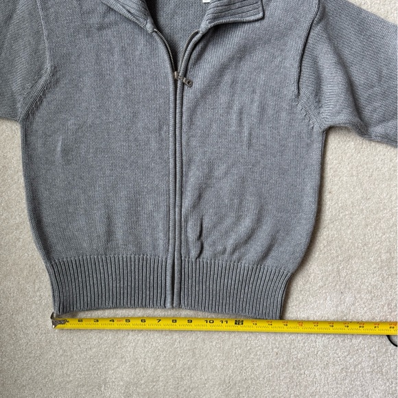 Elegant Gray Women's Bomber Jacket - Picture 4 of 6